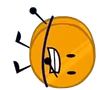 Coiny with a string tied around his waist (BFDI 11)