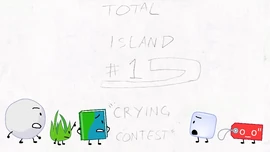 Team 2 inside of Total Firey Island #1.