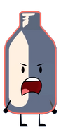 Angry Bottle; concreate guy