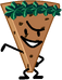 cookie pizza; J S.
