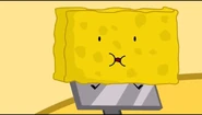 Spongy about to be flung