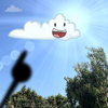 "See a Cloudy, wave hello, and all the day you'll feel mellow! 👋👋👋"