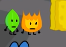 Firey & Leafy next to Spongy for some reason.