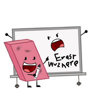 Whiteboard Eraser with Whiteboard