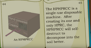 The instruction manual of the HPRC.