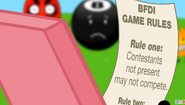 Eraser reading the rules.