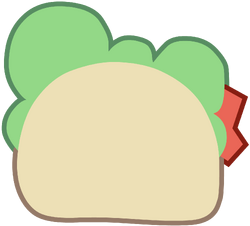 Battle For Dream Island Wiki - Bfdi Taco, HD Png Download - vhv