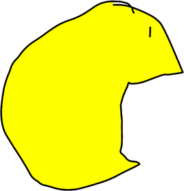 Yellow Face Pog