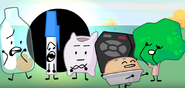 All 7 members of Death P.A.C.T. in BFB 6, trying to avoid the Twinkle.