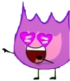 Fixed Fire-ella.png (38 KB) Fire-ette with her heart eyes fixed (BFDI Mini Replicas 11)