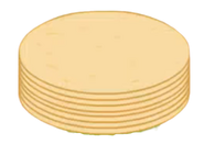 Stack of tortillas