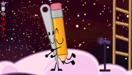 Pencil hugs Needle for making them safe.
