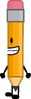 Pencil in BFDI intro