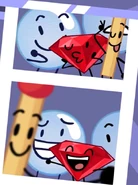 Memory Bubble trying to get into the group photos