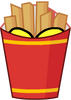 Fries With X hiding inside (BFB 8)