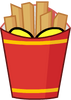 Fries with X hiding inside (BFB 8)