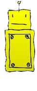 Robot Yellow Face; jequinn2763