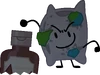 Pillow with Book's remains glued onto her (TPOT 9)