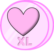 This token is guaranteed to make someone love ya! Well...in a friendly way...depending on the person... Anyway, this is the Friendly Token XL. This gives a contestant of your choice immunity for 3 episodes in a row! You may NOT change who the immunity goes to when this token has already been used. The episodes where the contestant you choose is not UFE do not count.