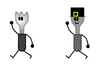 Fork (Slenderman (Halloween) and Pilgrim (Thanksgiving))