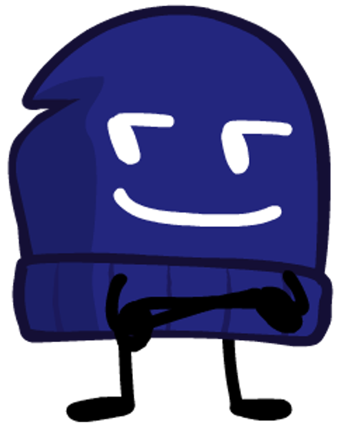 Draw a roblox character with a purple torso,blue legs with a blue electric  hammer with the robux logo