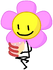 Flower holding cake 2