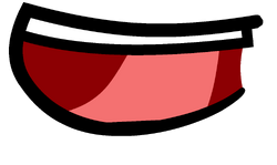 Happy Book Mouth Closed Updated - Bfdi Book Mouth, png, transparent png