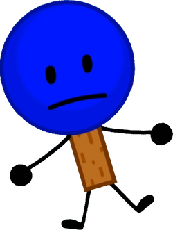 Draw a roblox character with a purple torso,blue legs with a blue electric hammer with the robux logo