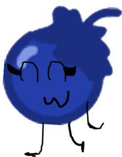 Draw a roblox character with a purple torso,blue legs with a blue electric  hammer with the robux logo