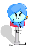 A fan-art image of Stool made by BerrieIsBannedAgain (Stool is seen with BerrieIsBannedAgain herself in this fan-art image)