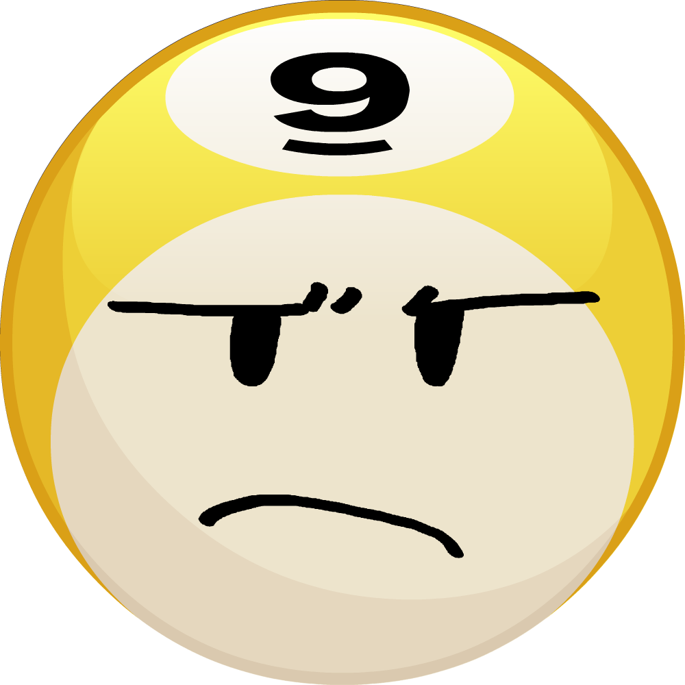 Nine ball. BFDI 9 Ball. BFDI 8-Ball. BFDI tpot. BFB 9 Ball.