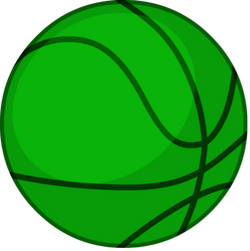 Green basketball store