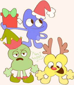 Aether_Ethan on X: A group picture of all the major BFDI characters, these  are fun to do :]  / X