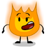 Firey's pose