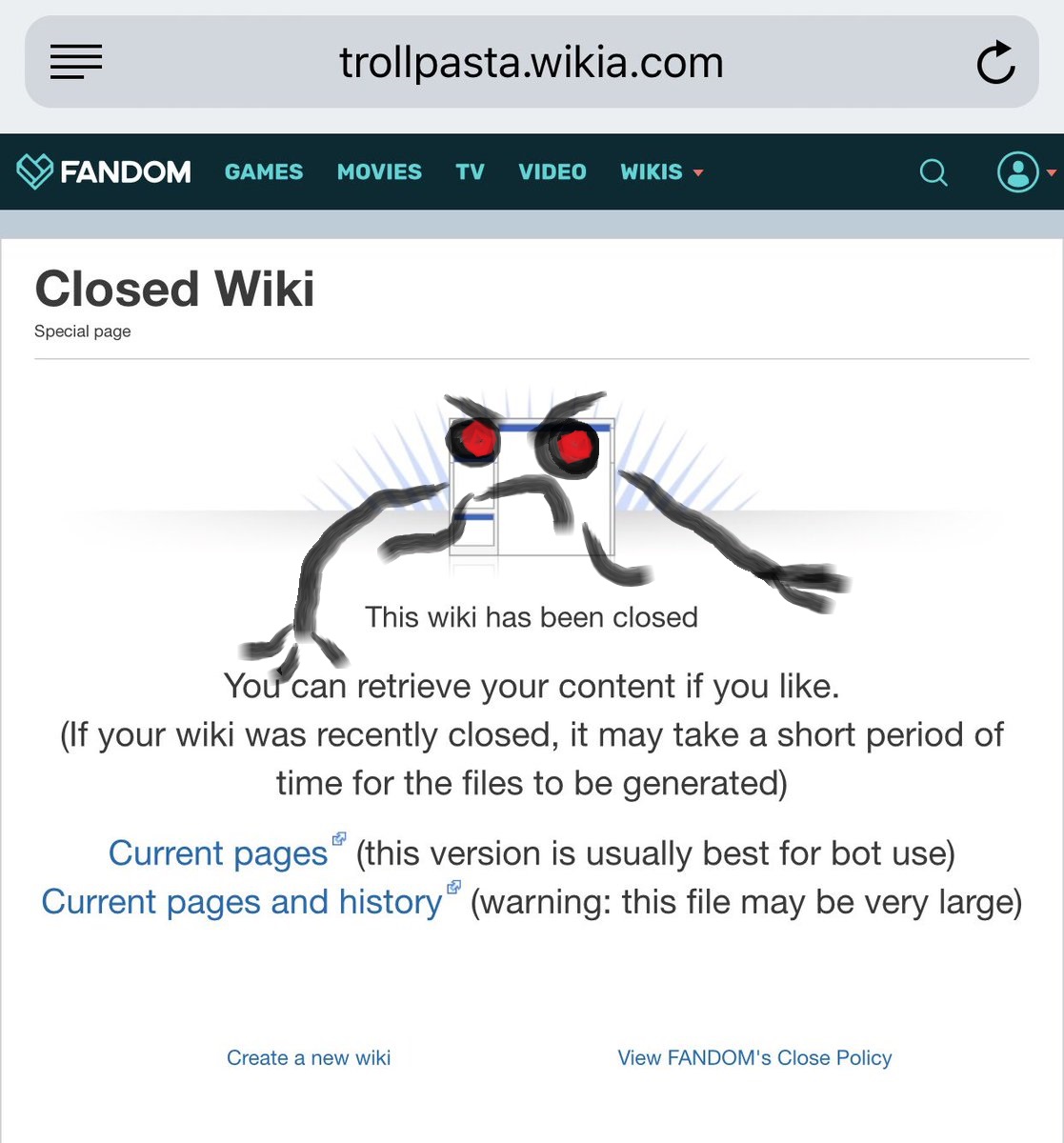 Closed Wikiy Object Shows Community Fandom