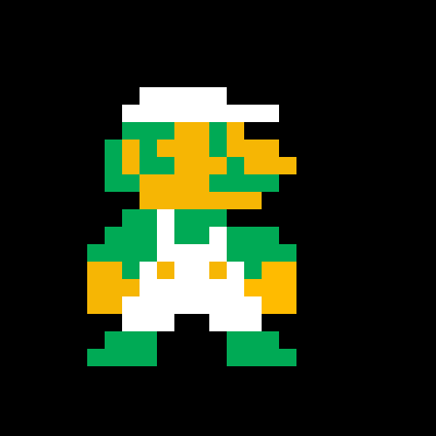 8 bit luigi