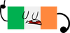 Inanimate War - Ireland Flag