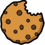 Bitten cookie