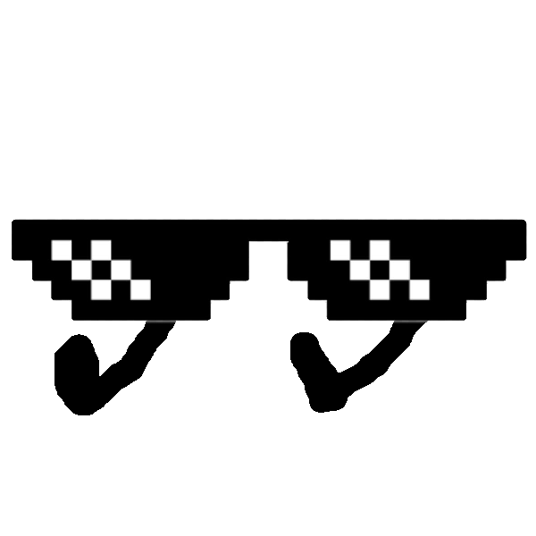 Mlg glasses text sale
