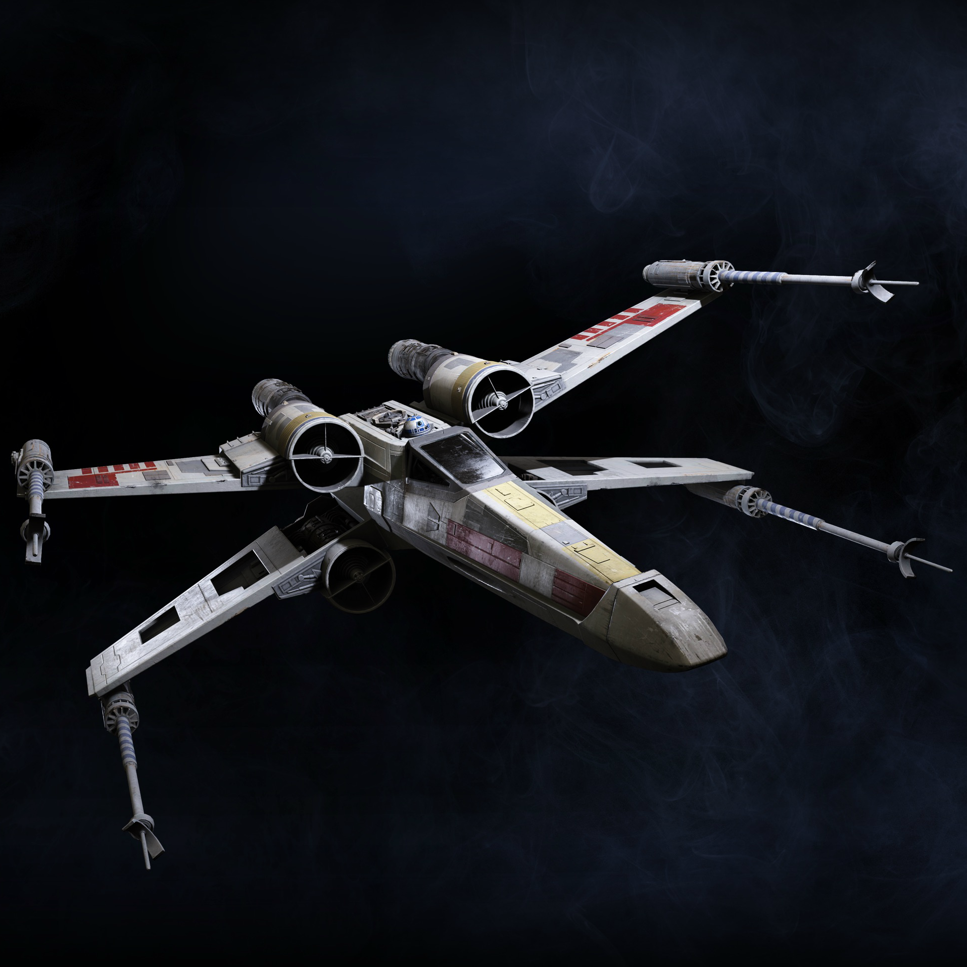 luke skywalker x wing fighter