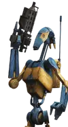 OOM-10, the inspiration for the Pilot Officer B1 Battle Droid