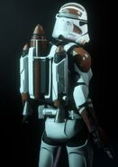 The Phase II clone jet trooper.