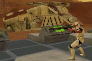 A Clone Sharpshooter on Geonosis.