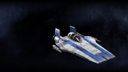 Promotional image of Tallie Lintra's A-Wing.