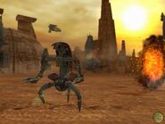 A Droideka on Geonosis.