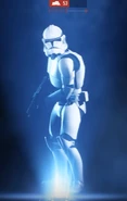 A phase two clone trooper as seen in the spawn screen.