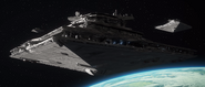 A still of a Resurgent-class Star Destroyer from the game's The Rise of Skywalker trailer