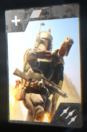 SWBFII DICE Boost Card Boba Fett - Death From Above
