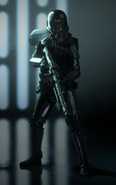 The Death Trooper with its former DLT-19 in the Collection inspect menu.