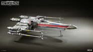 Official image of the T-65B X-Wing model.